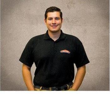 Male, smiling wearing Servpro shirt